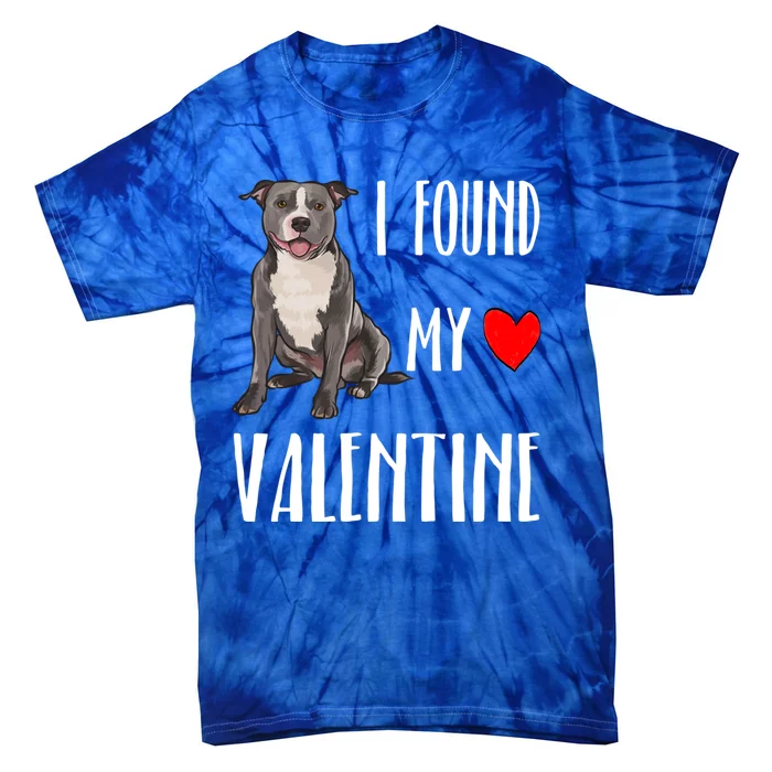 Je Ai Finve Mon Valentine Staffordshire Bull Terrier Meaningful Gift Tie-Dye T-Shirt