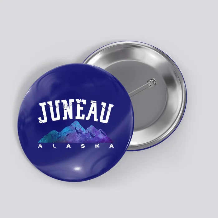 Juneau Alaska Family Mountain Hiking Camping Hunting Trip Gift Button