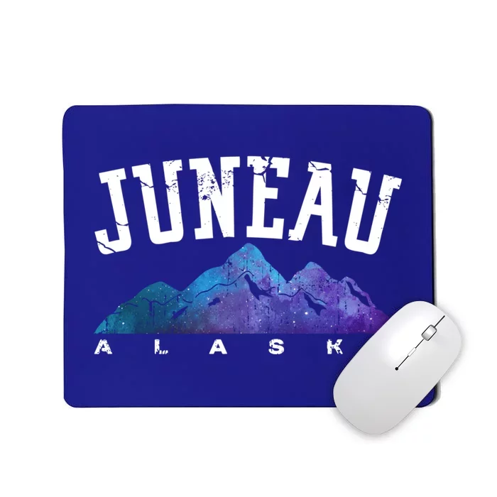 Juneau Alaska Family Mountain Hiking Camping Hunting Trip Gift Mousepad