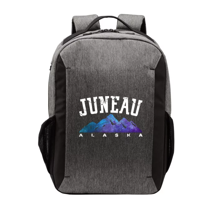 Juneau Alaska Family Mountain Hiking Camping Hunting Trip Gift Vector Backpack