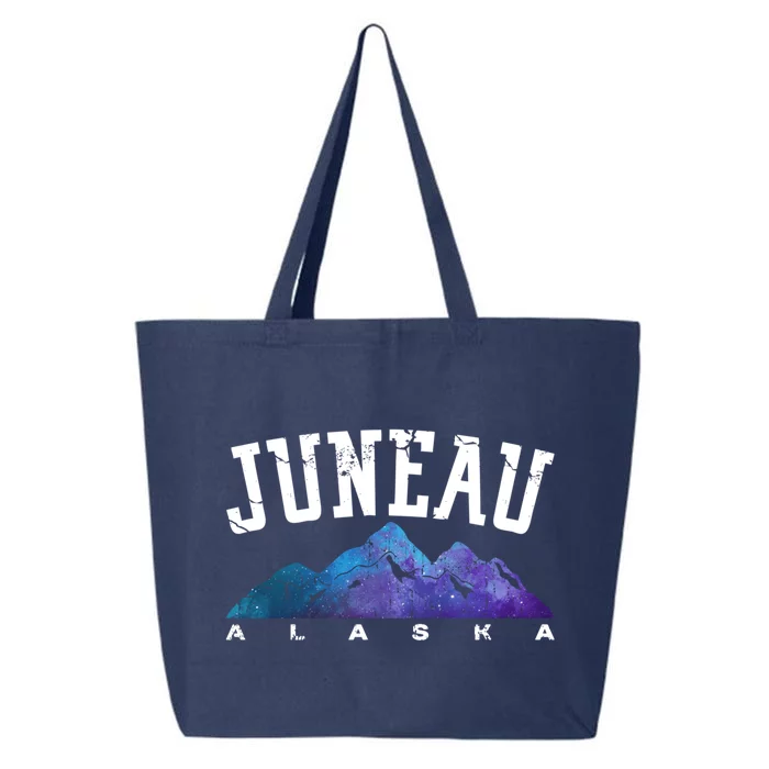 Juneau Alaska Family Mountain Hiking Camping Hunting Trip Gift 25L Jumbo Tote