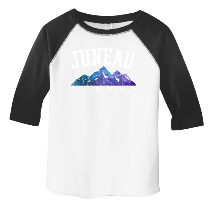 Juneau Alaska Family Mountain Hiking Camping Hunting Trip Gift Toddler Fine Jersey T-Shirt