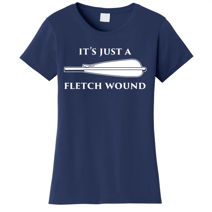 Just A Fletch Wound Funny Archers Shirts Traditional Archery Women's T-Shirt