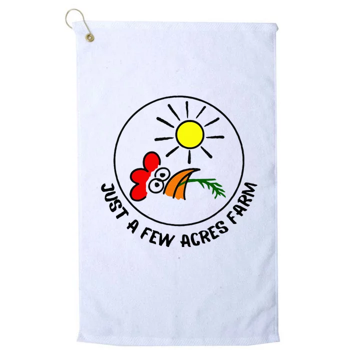 Just a few acres farm Platinum Collection Golf Towel