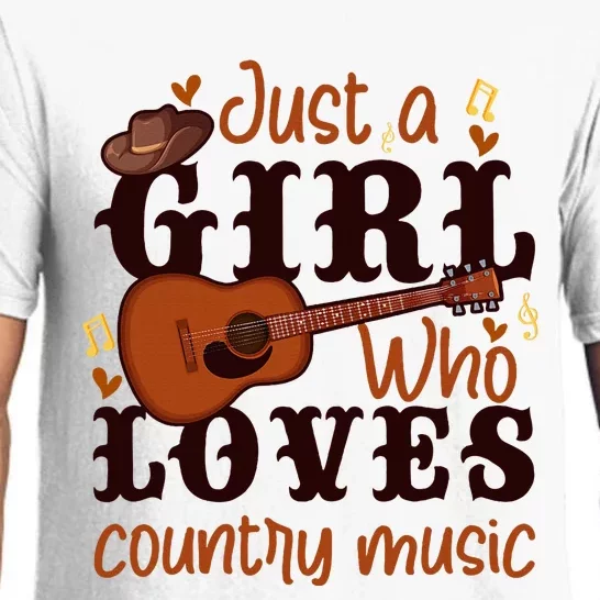 Just A Girl Who Loves Country Music Pajama Set