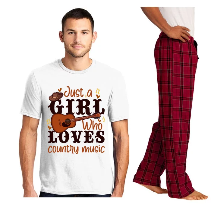 Just A Girl Who Loves Country Music Pajama Set