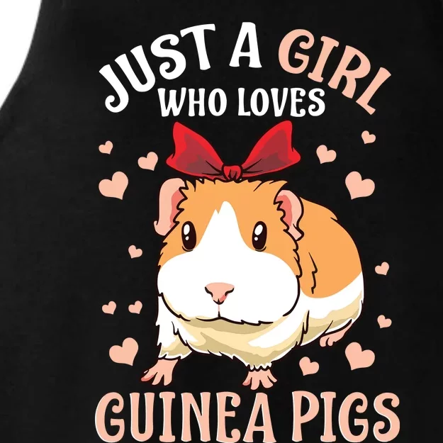 Just A Girl Who Loves Guinea Pigs Lover Mom Girl Cavy Ladies Tri-Blend Wicking Tank