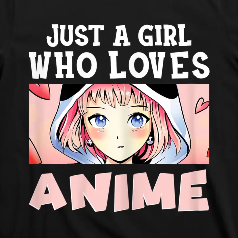 Just A Girl Who Loves Anime Kawaii Japanese Anime T-Shirt