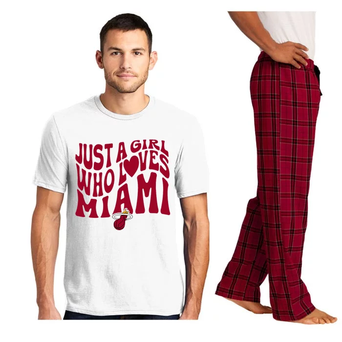 Just A Girl Who Loves Miami Pajama Set