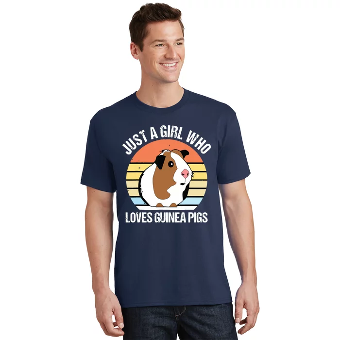 Just A Girl Who Loves Guinea Pigs Vintage Guinea Pig T-Shirt