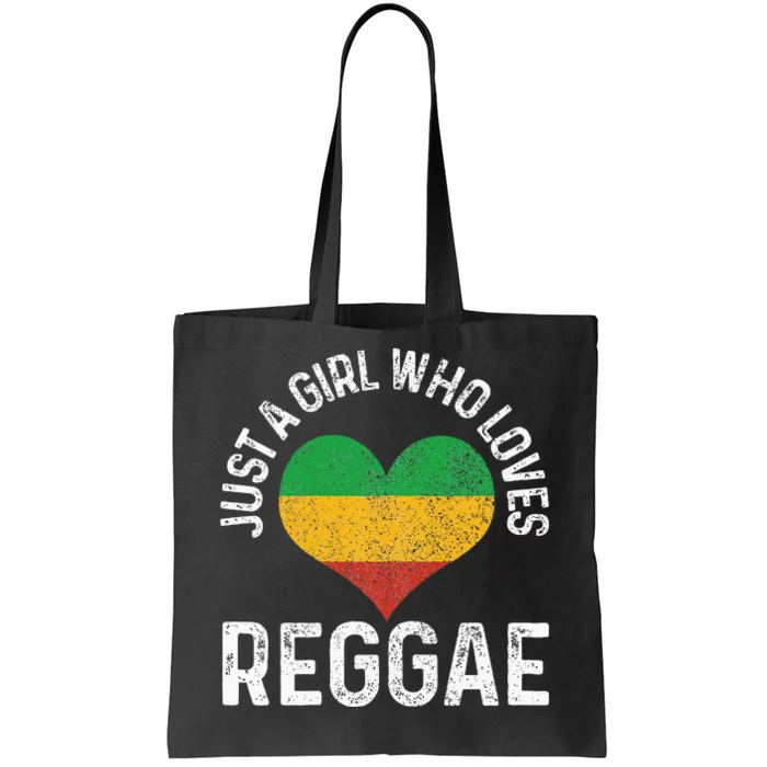 Just A Girl Who Loves Reggae Music Rastafari Rasta Gift Tote Bag