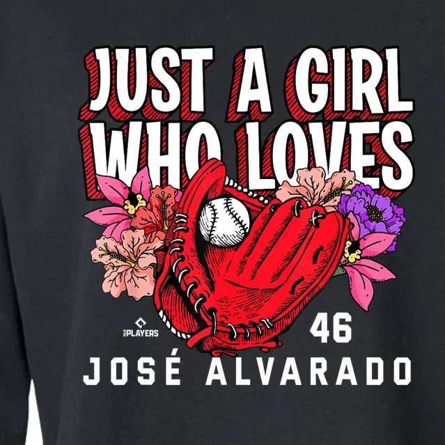 Just A Girl Who Loves Josealvarado Philadelphia Cropped Pullover Crew