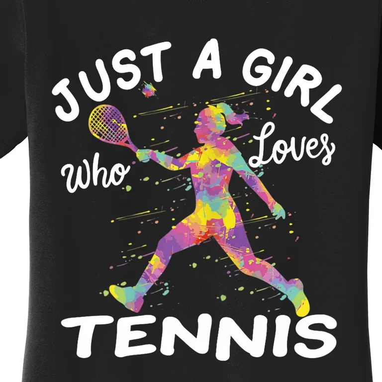 Just A Girl Who Loves Tennis Women's T-Shirt