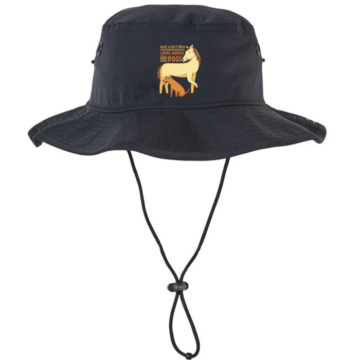 Just A Girl Who Loves Horses And Dogs Legacy Cool Fit Booney Bucket Hat