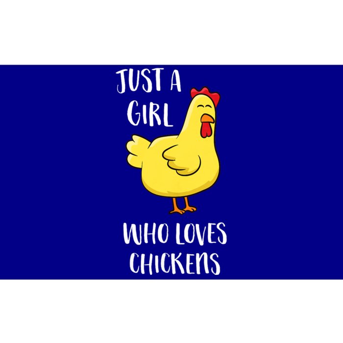 Just A Girl Who Loves Chickens Cute Chicken Bumper Sticker