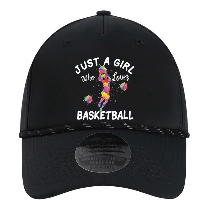 Just A Girl Who Loves Basketball Performance The Dyno Cap