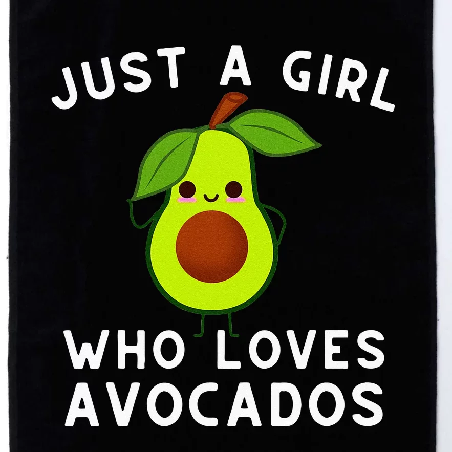 Just A Girl Who Loves Avocados Avocado & Guacamole Platinum Collection Golf Towel