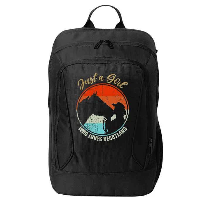 Just A Girl Who Loves Heartland Vintage Cowgirl Fun City Backpack