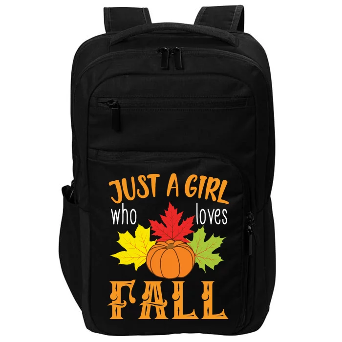 Just A Girl Who Loves Fall Impact Tech Backpack