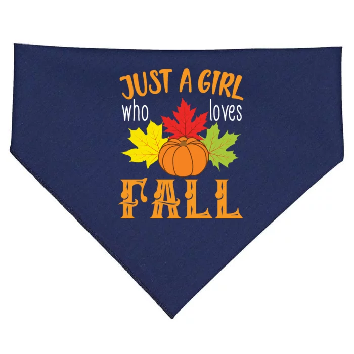 Just A Girl Who Loves Fall USA-Made Doggie Bandana