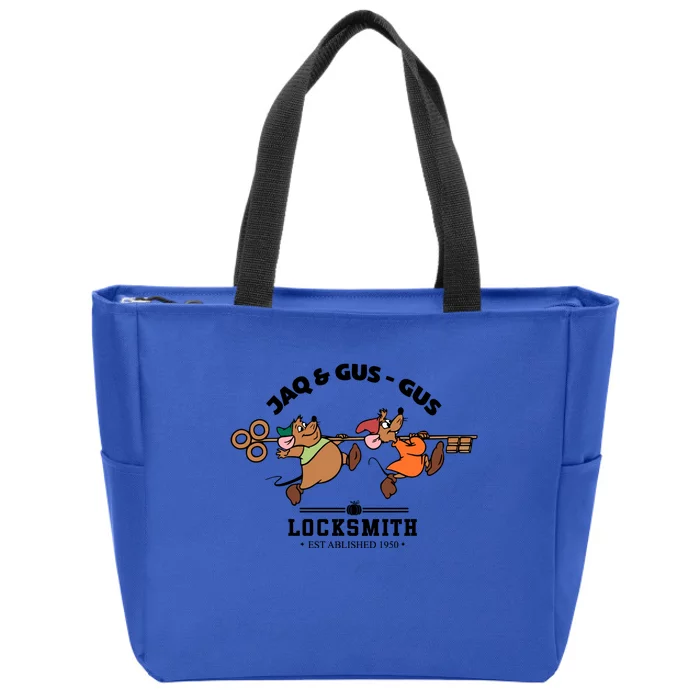 Jag And Gus Locksmith Establisted 1950 Cute Mouse Zip Tote Bag