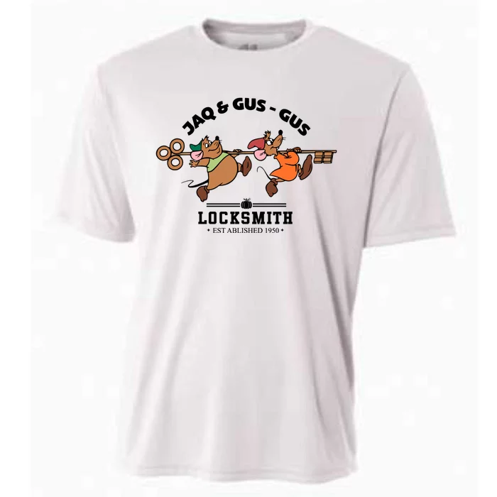 Jag And Gus Locksmith Establisted 1950 Cute Mouse Cooling Performance Crew T-Shirt