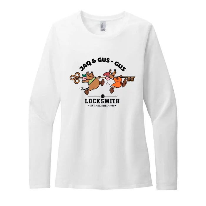 Jag And Gus Locksmith Establisted 1950 Cute Mouse Womens CVC Long Sleeve Shirt