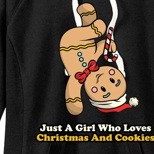 Just A Girl Who Loves Gingerbread Cookies Women's Fleece Hoodie