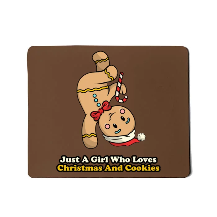 Just A Girl Who Loves Gingerbread Cookies Mousepad