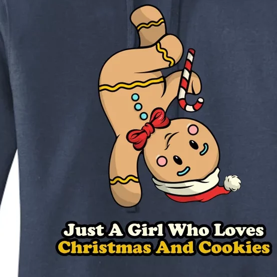 Just A Girl Who Loves Gingerbread Cookies Women's Pullover Hoodie