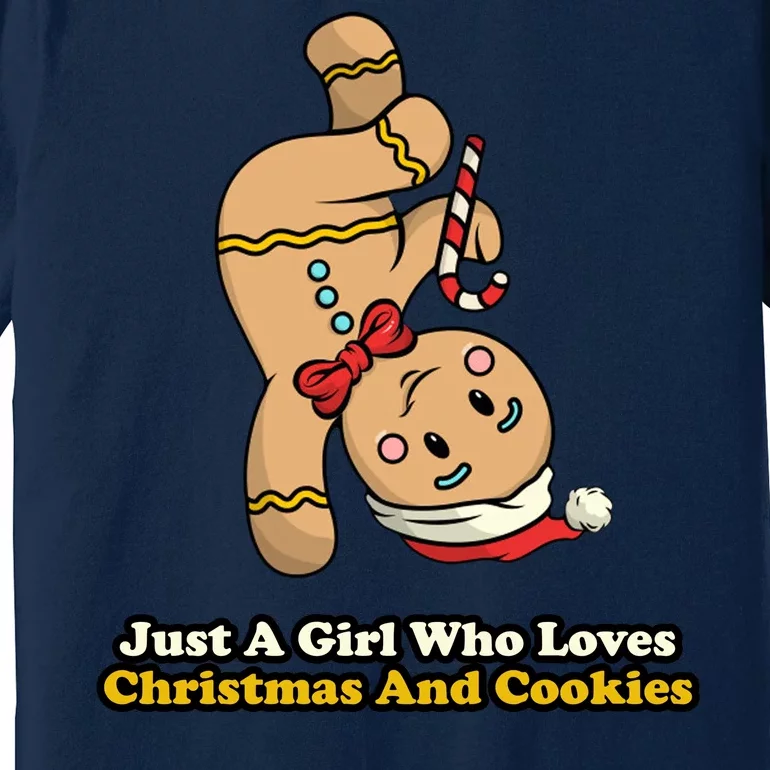 Just A Girl Who Loves Gingerbread Cookies Premium T-Shirt