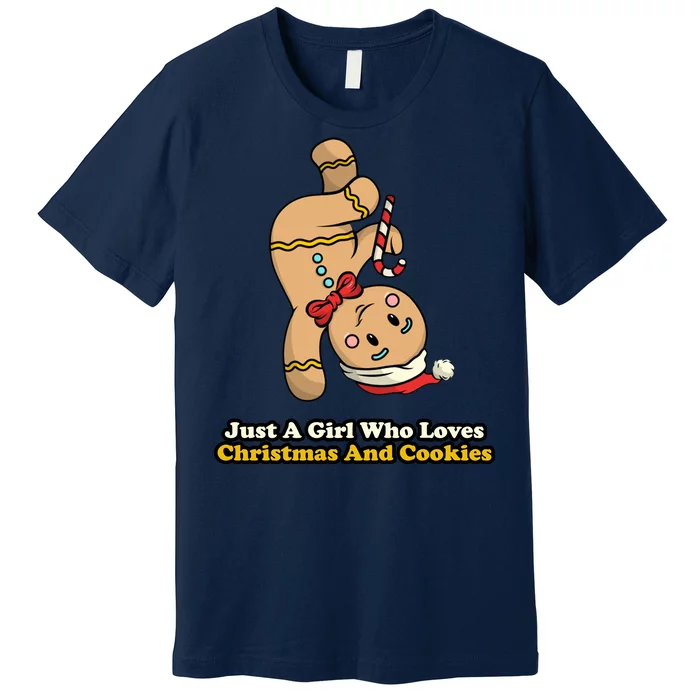 Just A Girl Who Loves Gingerbread Cookies Premium T-Shirt