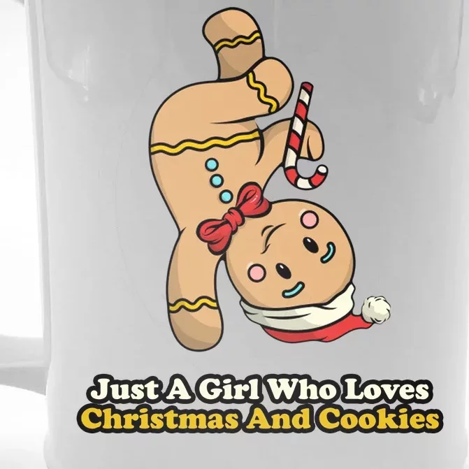 Just A Girl Who Loves Gingerbread Cookies Front & Back Beer Stein