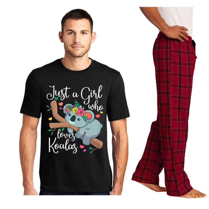 Just A Girl Who Loves Koalas Funny Koala Bear Lovers Pajama Set