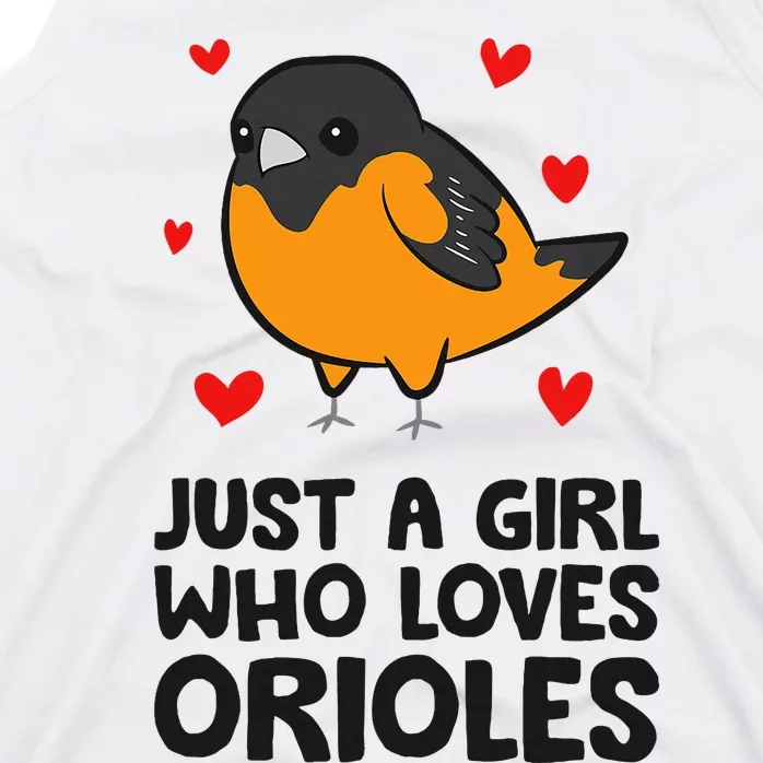 Just A Girl Who Loves Orioles Tank Top