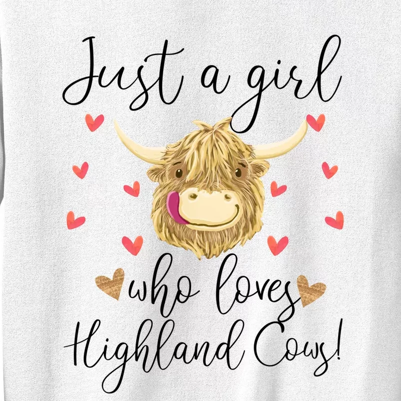 Just A Girl Who Loves Highland Cows Sweatshirt