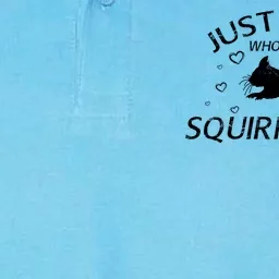 Just A Girl Who Loves Squirrels Softstyle Adult Sport Polo