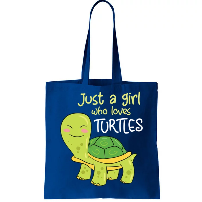 Just A Girl Who Loves Turtles Sea Turtle Girl Gift Tote Bag