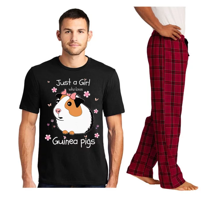 Just A Girl Who Loves Guinea Pigs Cute Pets Lover Gift Pajama Set