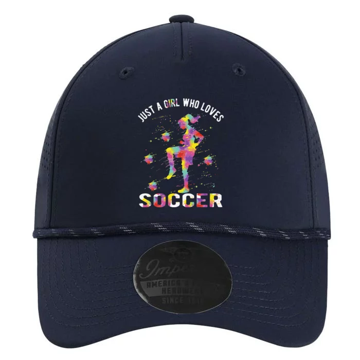 Just A Girl Who Loves Soccer Performance The Dyno Cap