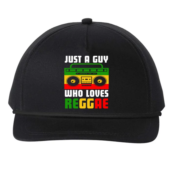 Just A Guy Who Loves Reggae Snapback Five-Panel Rope Hat