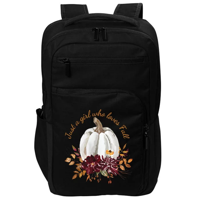 Just A Girl Who Loves Fall Impact Tech Backpack