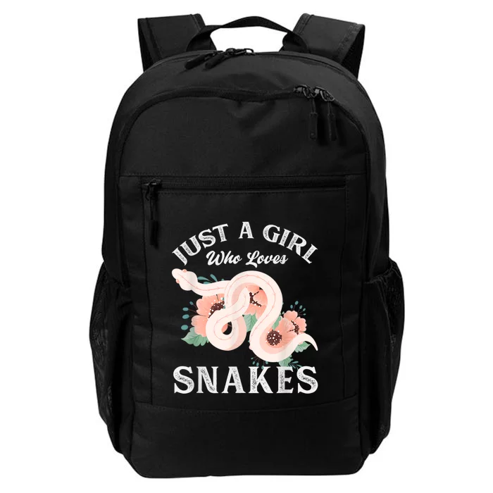 Just A Girl Who Loves Snakes Daily Commute Backpack