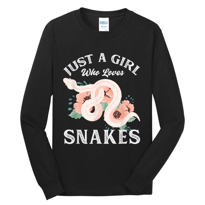 Just A Girl Who Loves Snakes Tall Long Sleeve T-Shirt