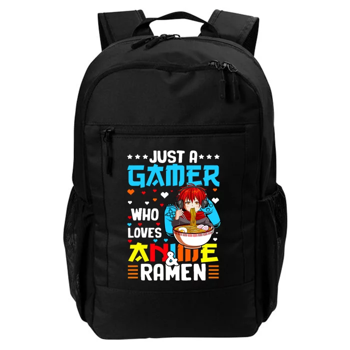 Just A Gamer Who Loves Anime And Ra Boy Daily Commute Backpack