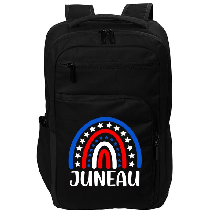 Juneau Alaska Great Gift I Love Juneau Alaska Usa Funny Gift Impact Tech Backpack