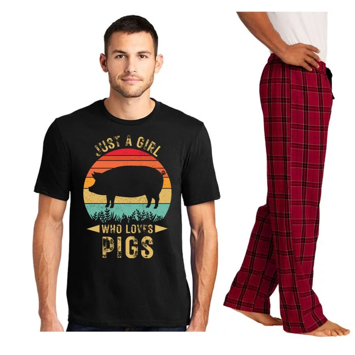 Just A Girl Who Loves Pigs Pajama Set