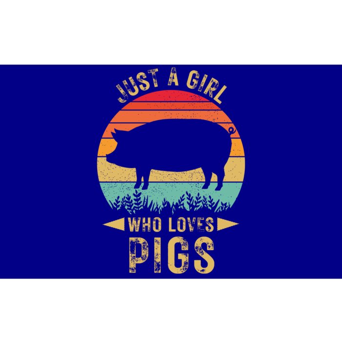 Just A Girl Who Loves Pigs Bumper Sticker