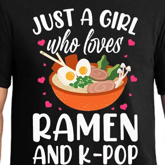 Just A Girl Who Loves Ra And Kpop Pajama Set