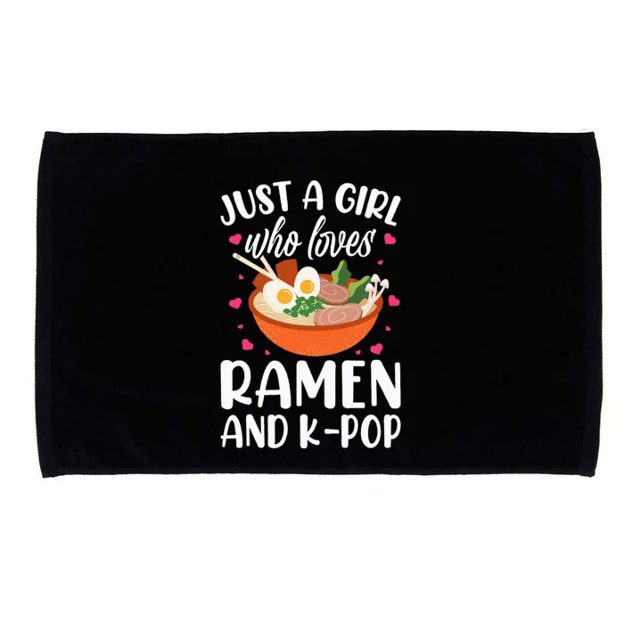 Just A Girl Who Loves Ra And Kpop Microfiber Hand Towel